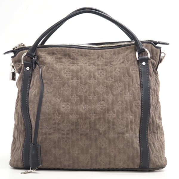 z0002750 1 LOUIS VUITTON M94201 Ixia PM Monogram Antia Handbag Gray