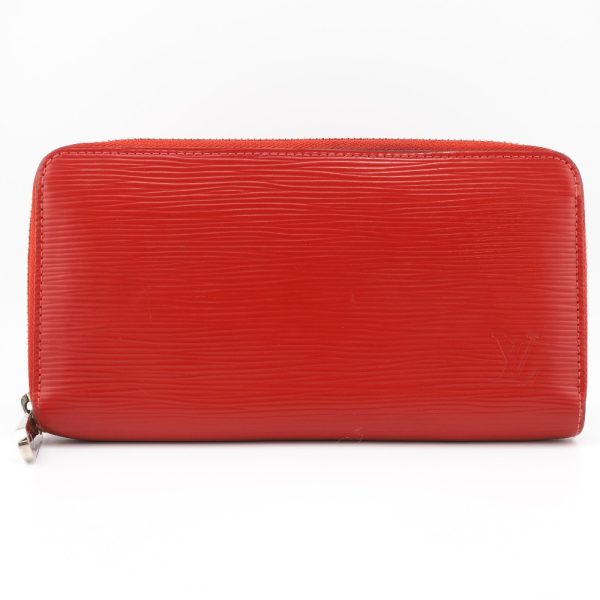 z0002809 1 LOUIS VUITTON Epi long wallet red