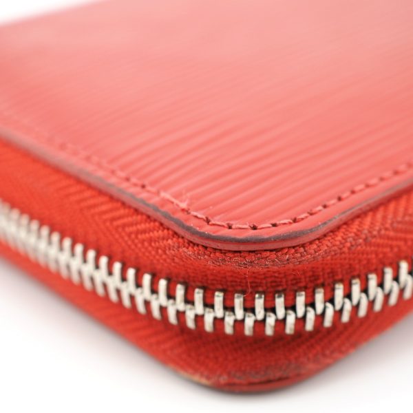 z0002809 8 LOUIS VUITTON Epi long wallet red