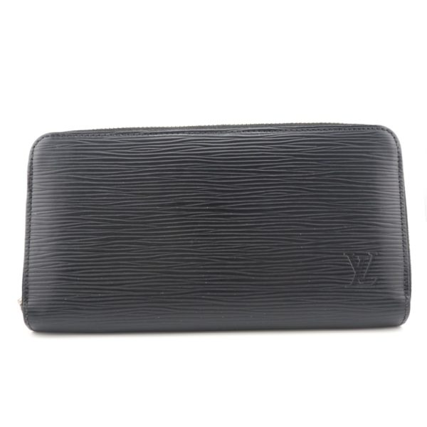 z0003143 1 LOUIS VUITTON M68755 Zippy Wallet Round Zipper Epi Long Wallet Black