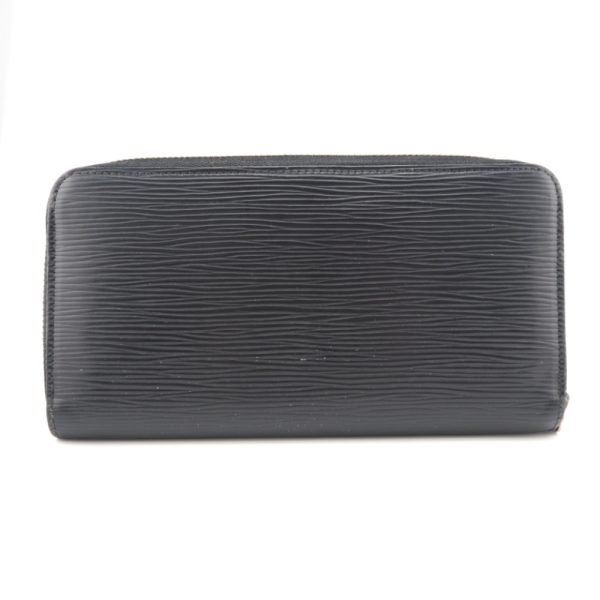 z0003143 2 LOUIS VUITTON M68755 Zippy Wallet Round Zipper Epi Long Wallet Black