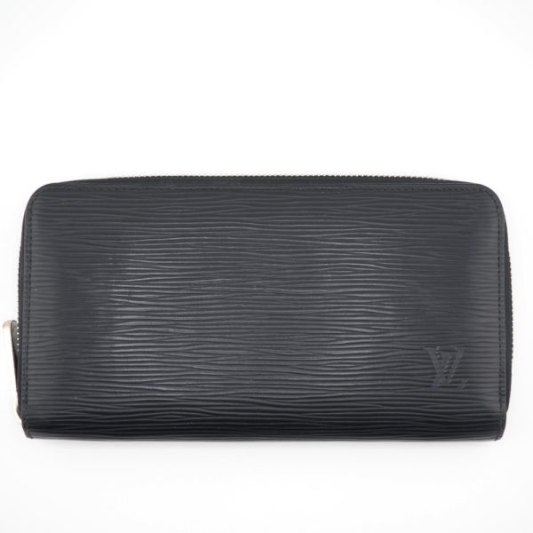 z0003143 7 LOUIS VUITTON M68755 Zippy Wallet Round Zipper Epi Long Wallet Black