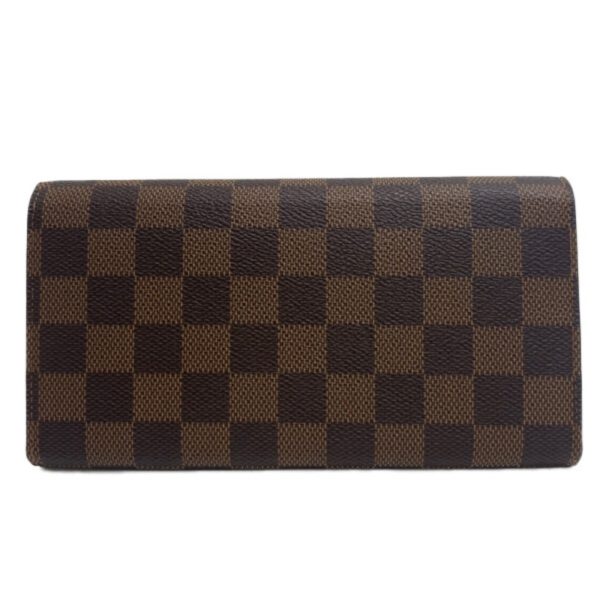 z0003166 2 LOUIS VUITTON N63551 Portefeuille Sarah NM Vivienne Damier Long Wallet Brown