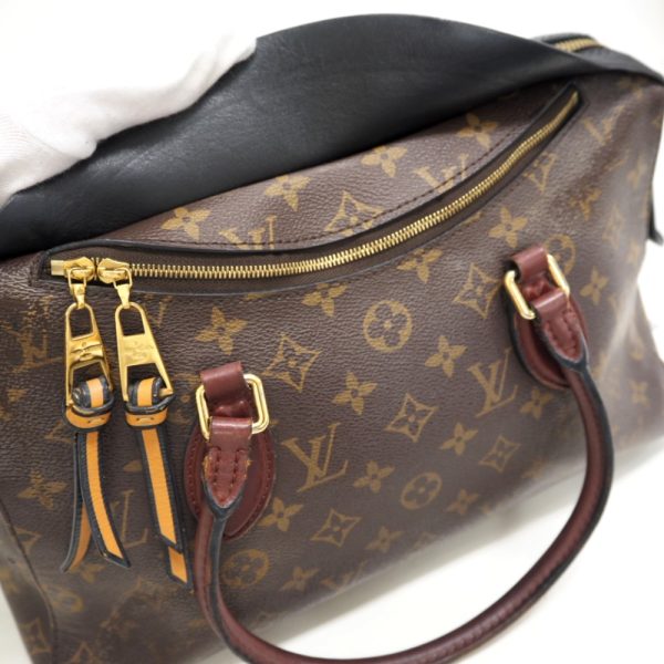 z0003264 12 LOUIS VUITTON M43439 Tuileries Tote Monogram Handbag Brown