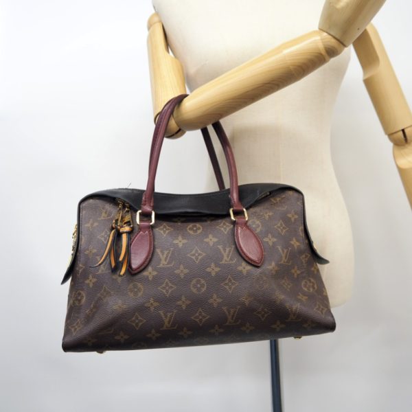 z0003264 16 LOUIS VUITTON M43439 Tuileries Tote Monogram Handbag Brown