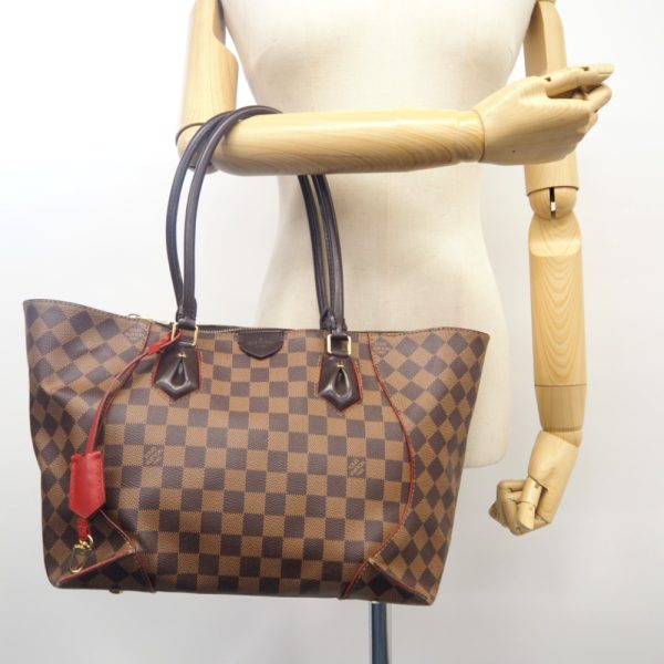 z0003384 12 LOUIS VUITTON N41551 Kaisa Tote PM Damier Brown