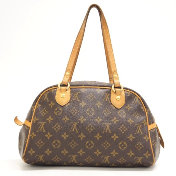 z0003577 2 LOUIS VUITTON M95565 Montorgueil PM Monogram Boston Bag Brown