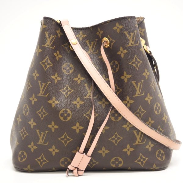 z0003638 1 LOUIS VUITTON Neo Noe Drawstring Shoulder Bag Brown