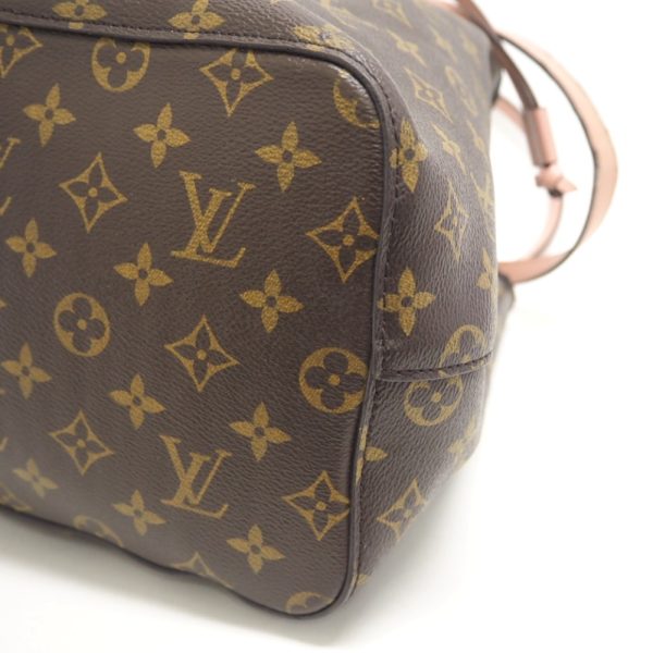 z0003638 5 LOUIS VUITTON Neo Noe Drawstring Shoulder Bag Brown