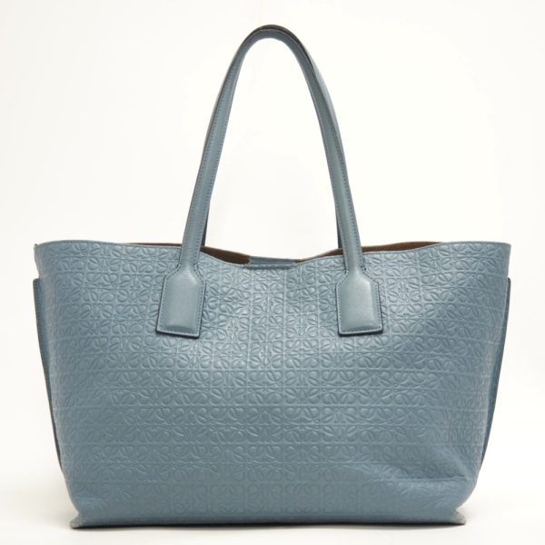 z0003642 1 LOEWE Repeat Anagram Tote Bag Blue