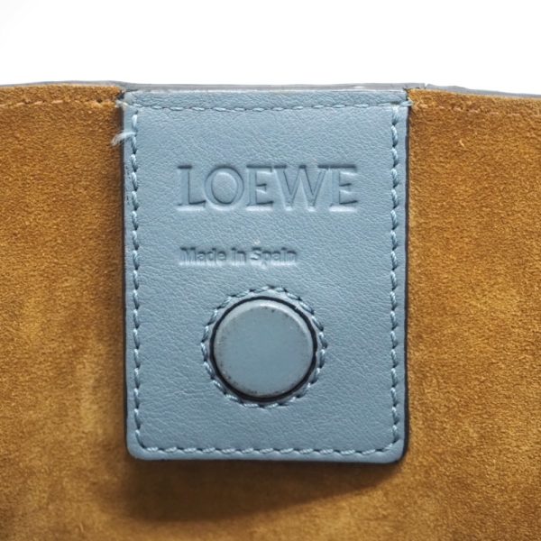 z0003642 10 LOEWE Repeat Anagram Tote Bag Blue