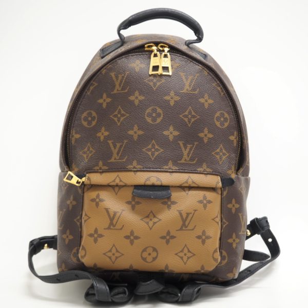 z0003828 1 LOUIS VUITTON Palm Springs Backpack PM Monogram Reverse Brown