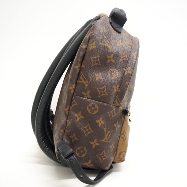 z0003828 3 LOUIS VUITTON Palm Springs Backpack PM Monogram Reverse Brown