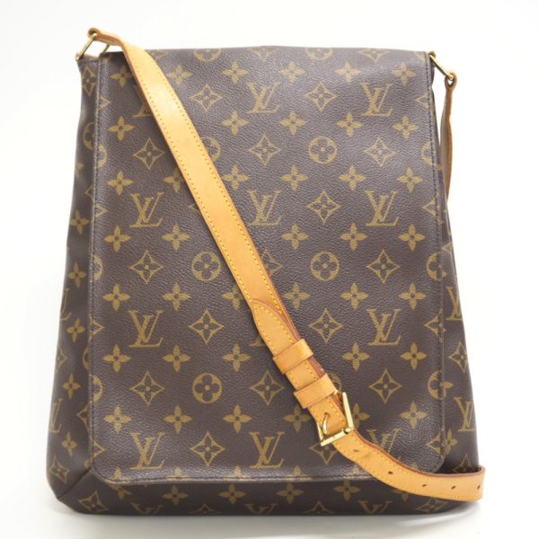 z0003831 1 LOUIS VUITTON M51256 Musette Monogram Shoulder Bag Brown