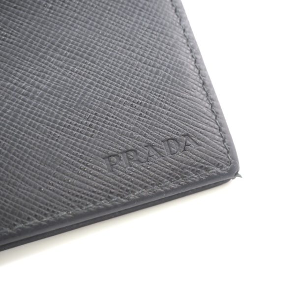 z0003848 8 PRADA 2MN077 Money Clip Card Case Black