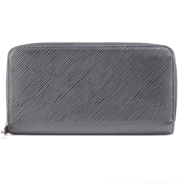 z0003899 1 LOUIS VUITTON M64838 Zippy Wallet Round Zipper Epi Long Wallet Black