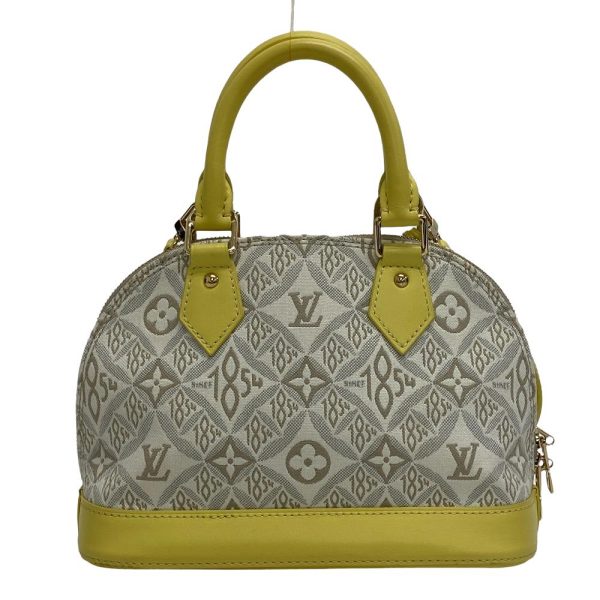 z0004119 2 LOUIS VUITTON Alma BB Shoulder Bag Since 1854 Jacquard Yellow