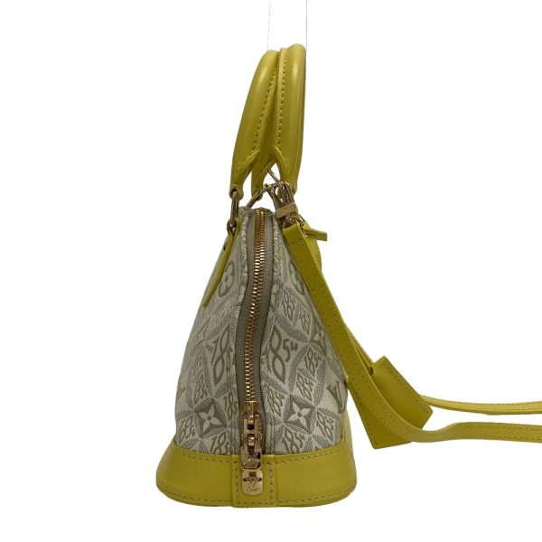 z0004119 3 LOUIS VUITTON Alma BB Shoulder Bag Since 1854 Jacquard Yellow