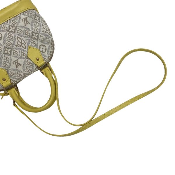 z0004119 6 LOUIS VUITTON Alma BB Shoulder Bag Since 1854 Jacquard Yellow