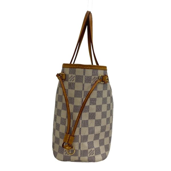 z0004131 3 LOUIS VUITTON N51110 Neverfull PM Damier Shoulder Bag Azure