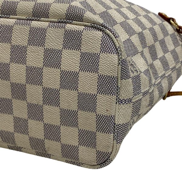 z0004131 5 LOUIS VUITTON N51110 Neverfull PM Damier Shoulder Bag Azure