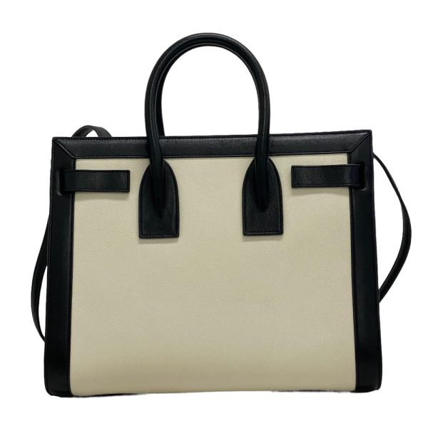 z0004207 2 SAINT LAURENT PARIS Sac de Jour 2WAY Shoulder Bag White