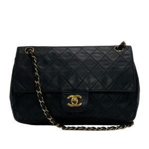 z0004210 2 CHANEL CC Filigree Mini Shoulder Bag Black