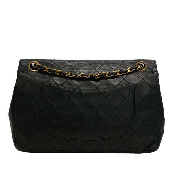 z0004210 3 CHANEL Matelasse Flap Double Chain CocoMark Black