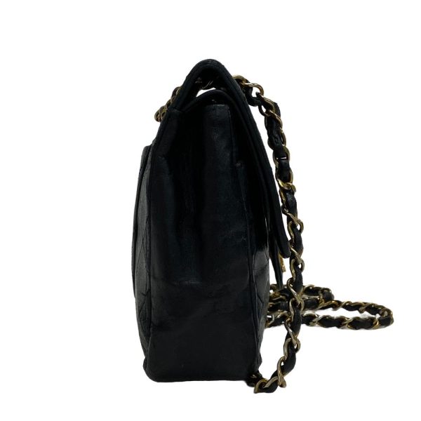 z0004210 4 CHANEL Matelasse Flap Double Chain CocoMark Black