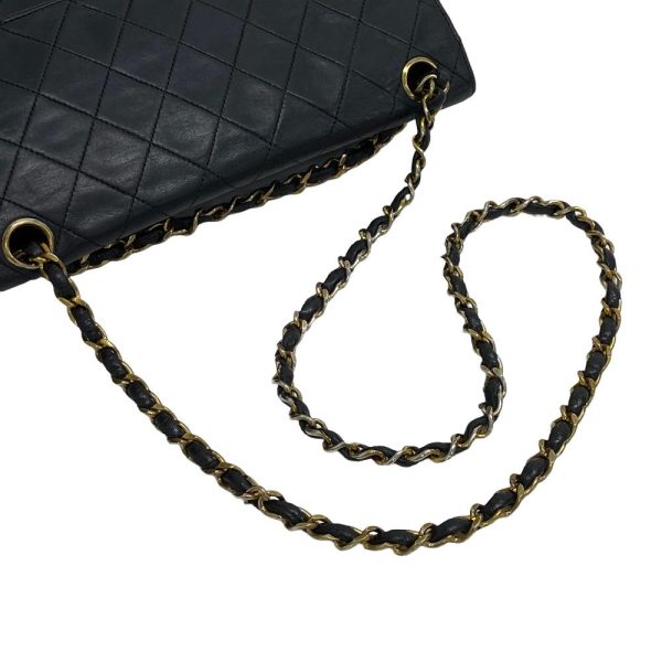 z0004210 7 CHANEL Matelasse Flap Double Chain CocoMark Black