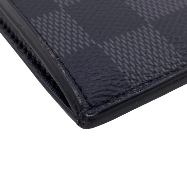 z0004248 3 LOUIS VUITTON N60354 Utility Coin Card Folder Damier Graphite Black