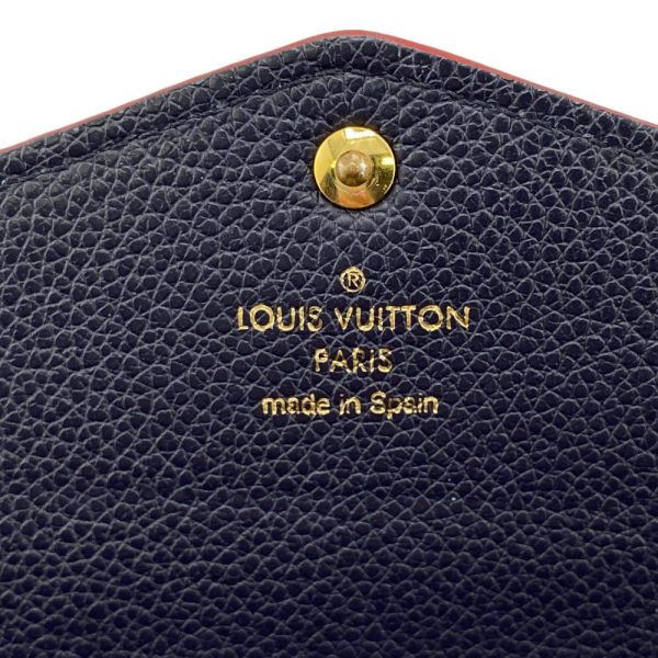 z0004254 9 LOUIS VUITTON M62125 Portefeuille Sarah Empreinte Long Wallet Blue