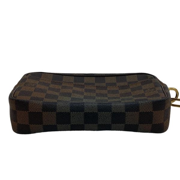 z0004590 5 LOUIS VUITTON N61739 Pochette Bier Macau Pouch Damier Ebene Clutch