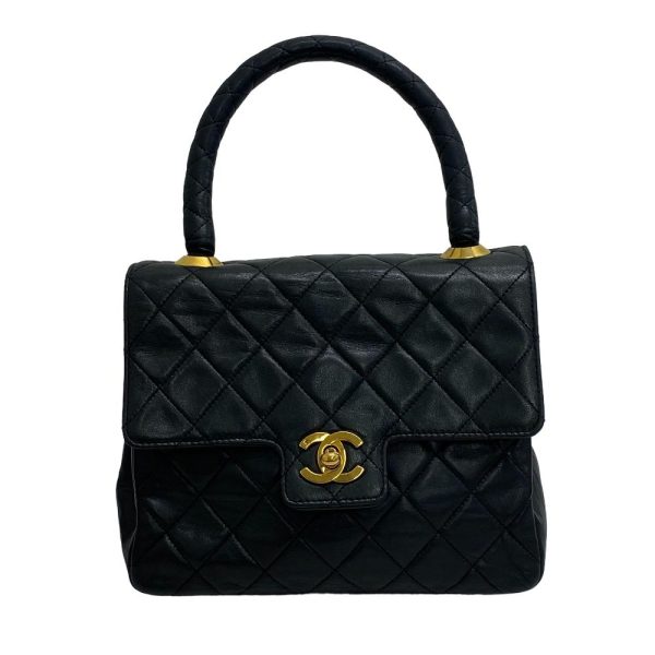 z0004615 1 CHANEL Matelasse Turnlock Vintage Handbag Black