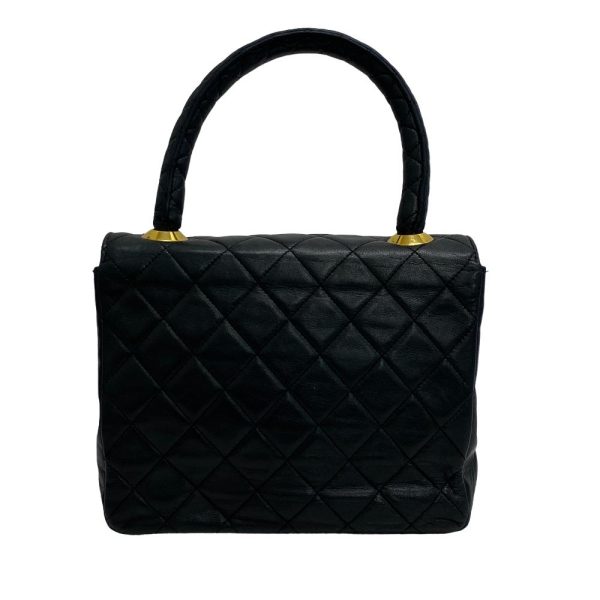 z0004615 2 CHANEL Matelasse Turnlock Vintage Handbag Black