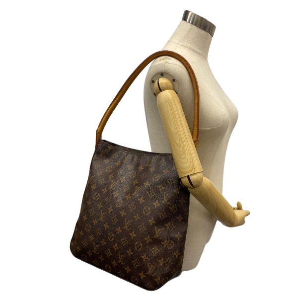 z0004678 11 LOUIS VUITTON M51145 Looping GM Shoulder Bag Brown