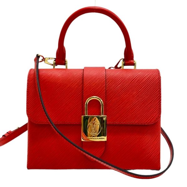 z0004820 1 LOUIS VUITTON Locky BB Epi Shoulder Bag Red