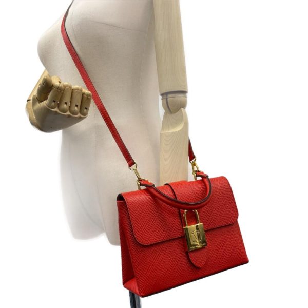 z0004820 10 LOUIS VUITTON Locky BB Epi Shoulder Bag Red