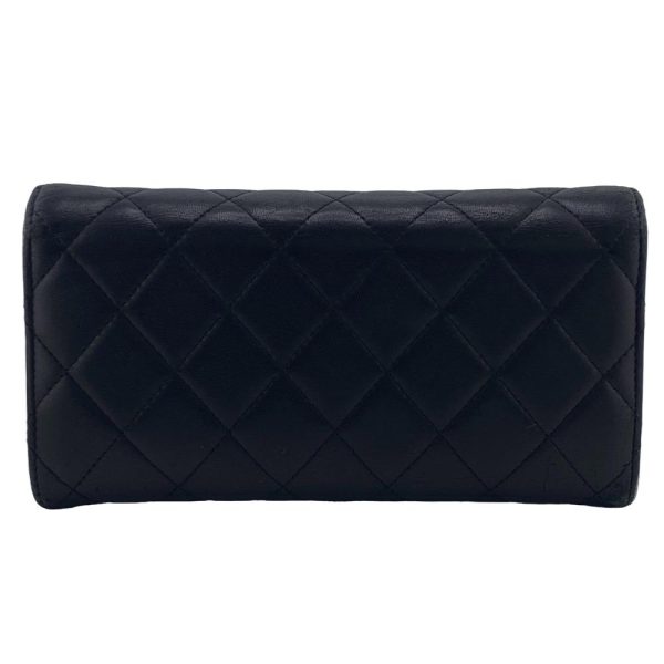 z0004875 2 CHANEL Matelasse Long Wallet Black