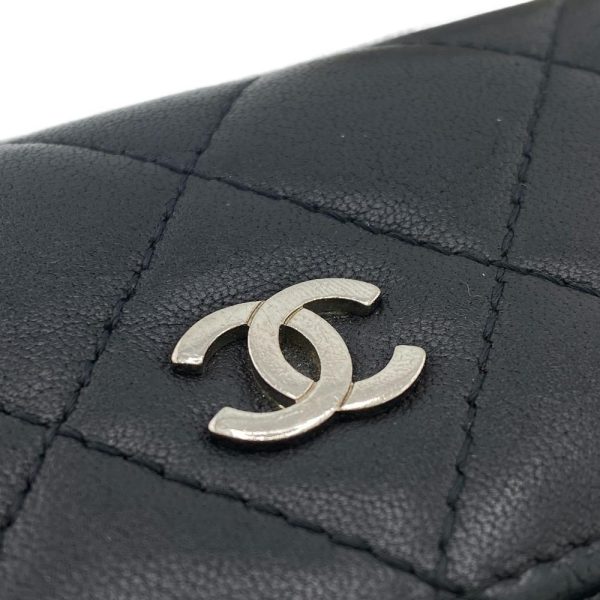 z0004875 7 CHANEL Matelasse Long Wallet Black