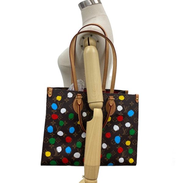 z0004944 15 LOUIS VUITTON On the Go MM Yayoi Kusama Brown