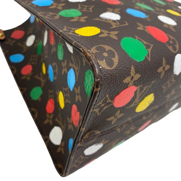 z0004944 4 LOUIS VUITTON On the Go MM Yayoi Kusama Brown