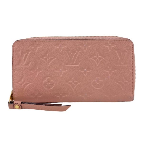 z0005112 1 LOUIS VUITTON M64090 Zippy Wallet Empreinte Pink