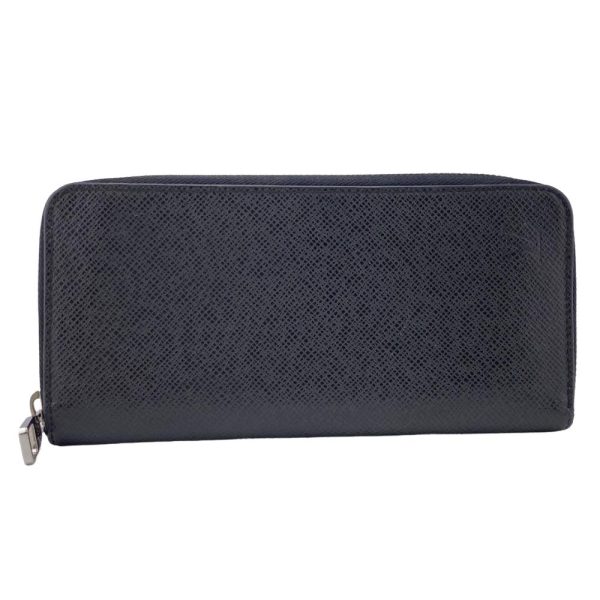 z0005131 1 LOUIS VUITTON M30503 Zippy Round Zipper Taiga Long Wallet Black