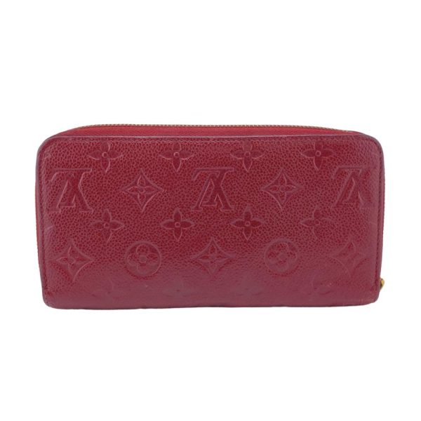 z0005139 2 LOUIS VUITTON M62214 Zippy Wallet Empreinte Wallet Wine Red