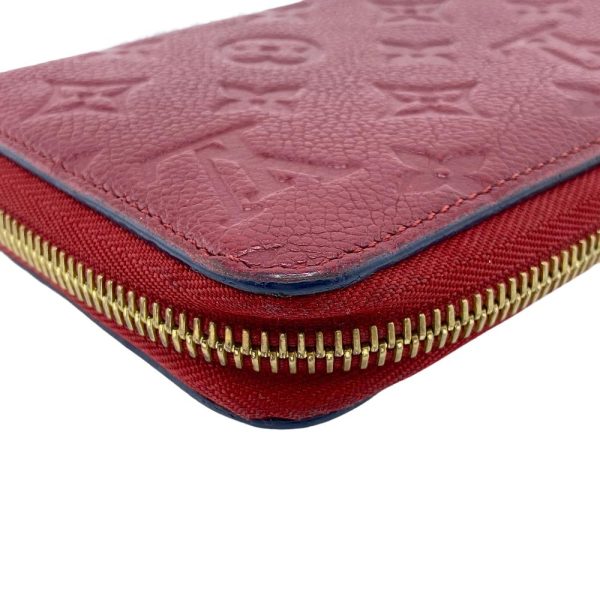 z0005139 4 LOUIS VUITTON M62214 Zippy Wallet Empreinte Wallet Wine Red