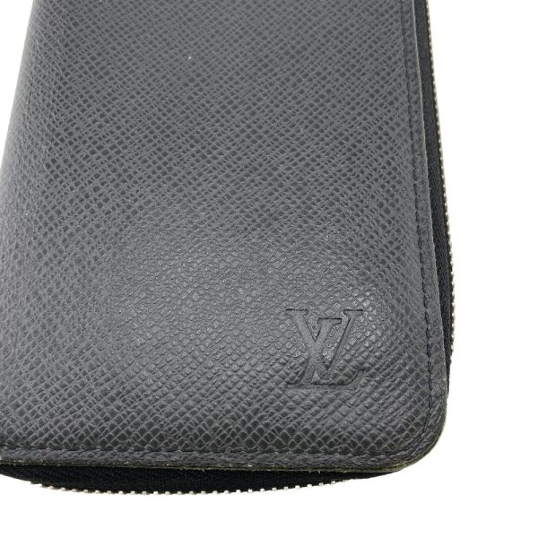 z0005140 7 LOUIS VUITTON M30503 Zippy Wallet Vertical Taiga Long Wallet Black