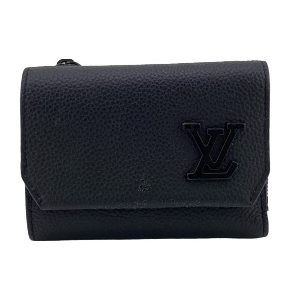 z0005157 1 LOUIS VUITTON M81740 Aerogram Portefeuille Wallet Black