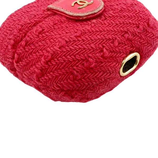 z0005178 3 CHANEL Tweed Earphone Case AirPods CocoMark Pink