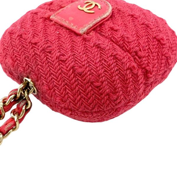 z0005178 4 CHANEL Tweed Earphone Case AirPods CocoMark Pink